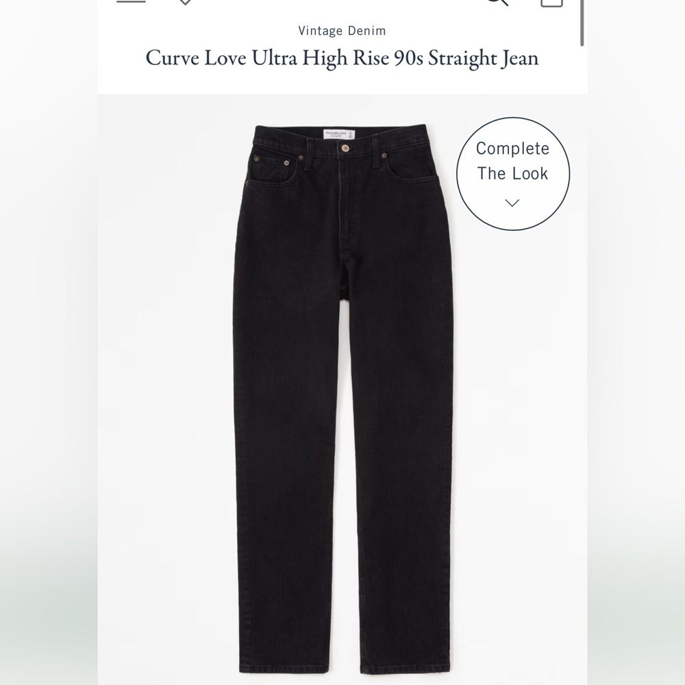 Curve Love Ultra High Rise 90s Straight Jean